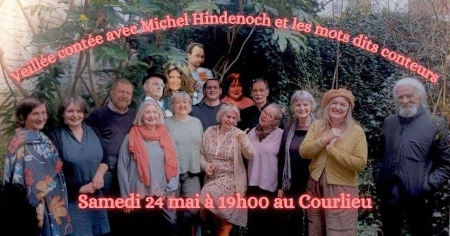 Invitation à la veillée contée du 24 mai 2025.